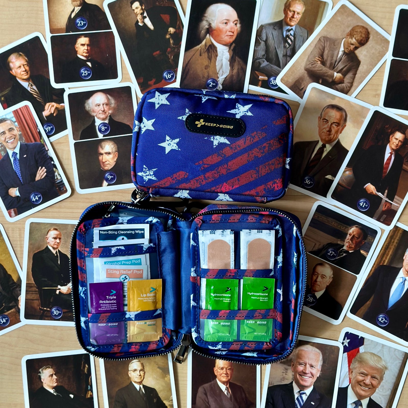 First Aid GoKit American Flag Design