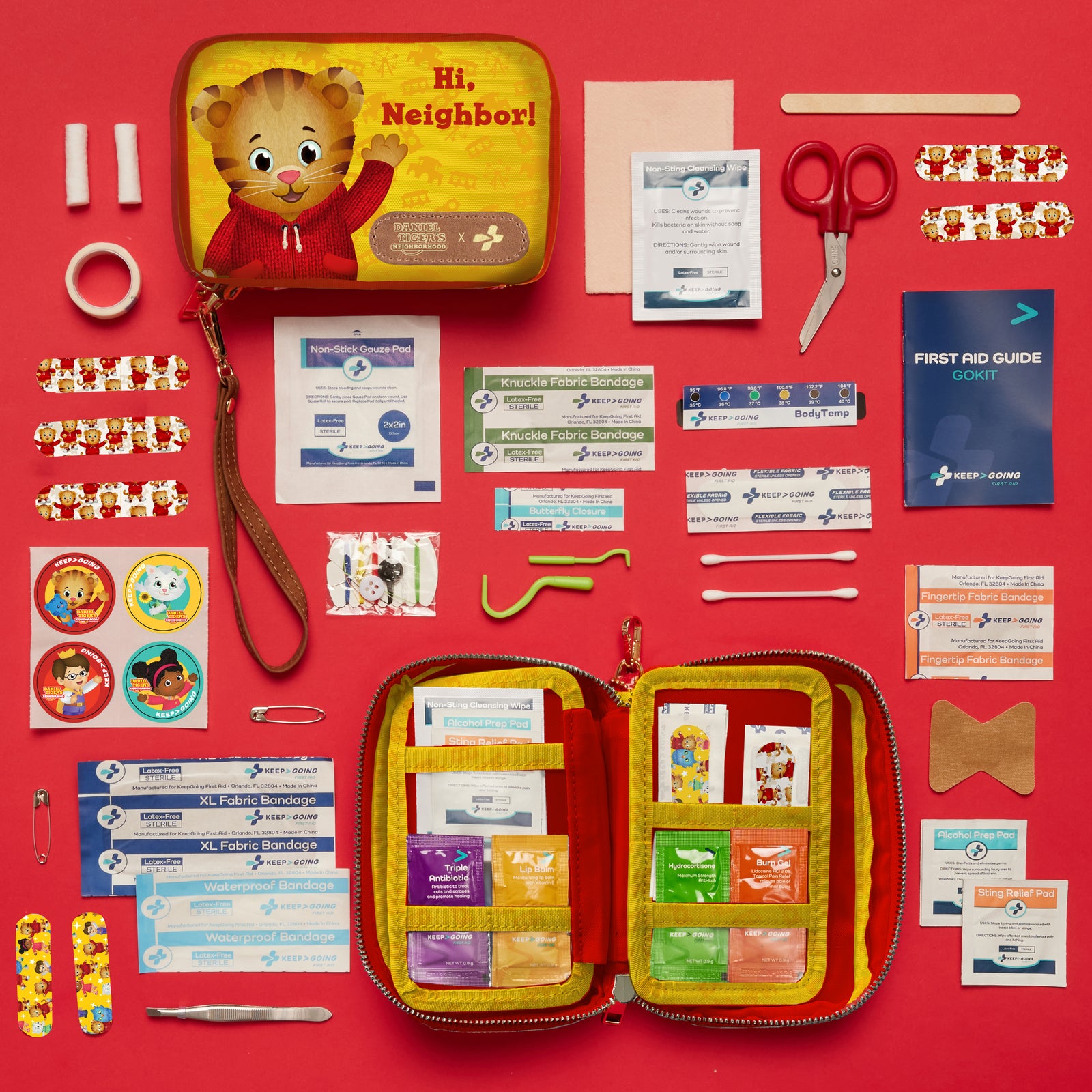 Daniel Tiger First Aid GoKit (130 pcs) - Hi Neighbor