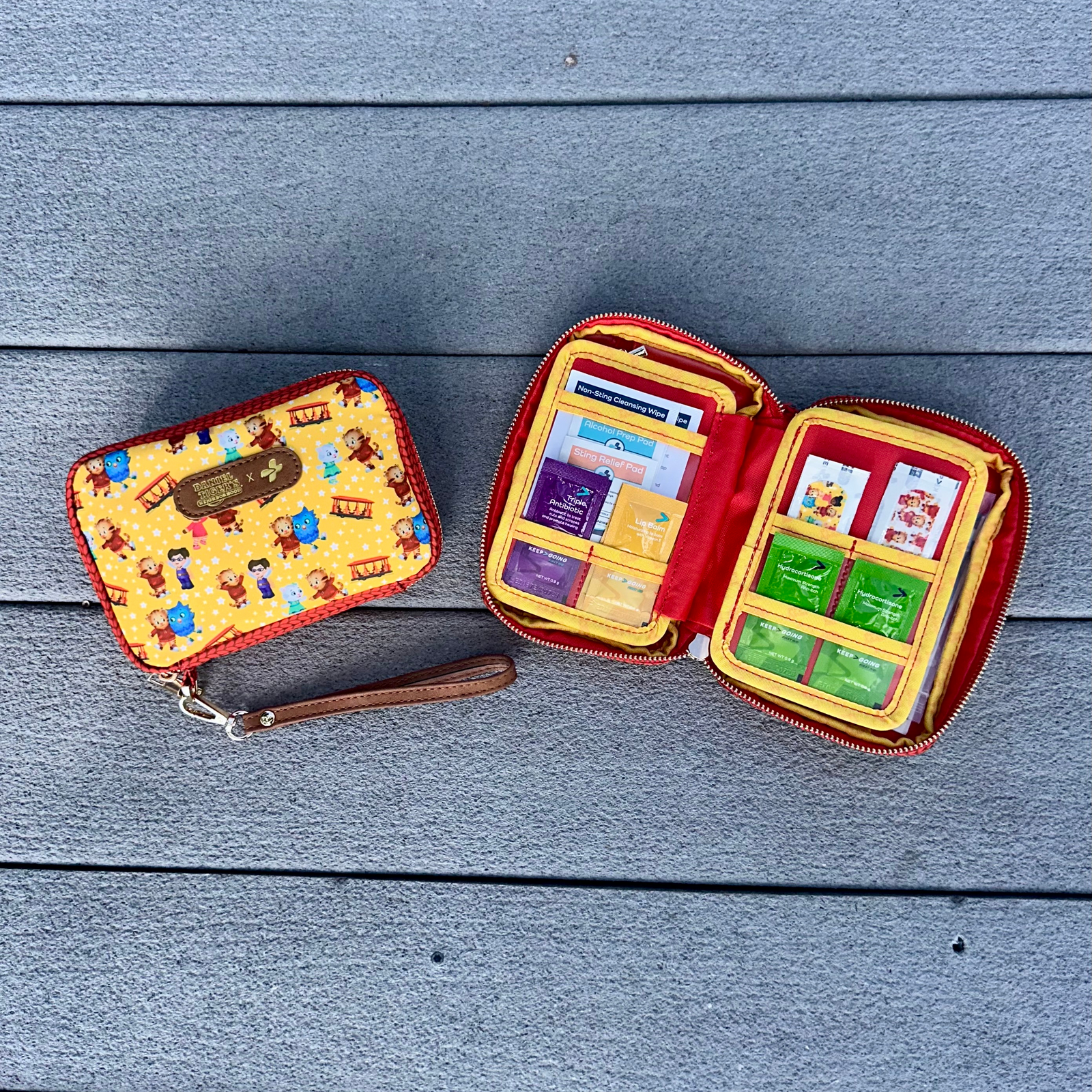 Ready to go First Aid Kit with Daniel Tiger Design