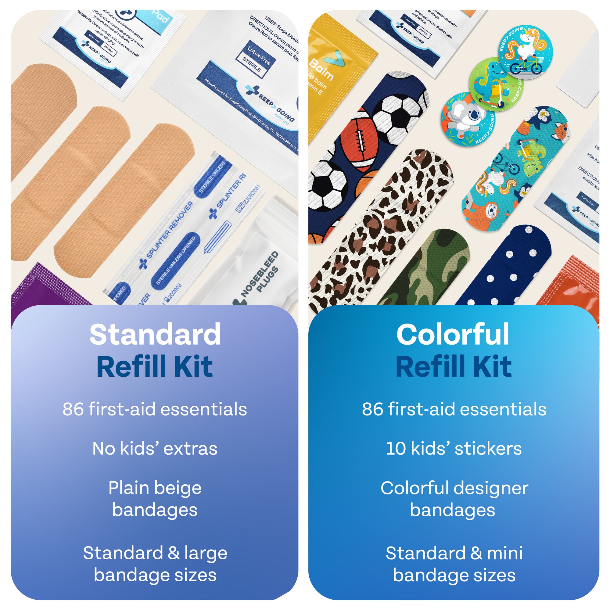 Standard GoKit Refill (86 Pieces)