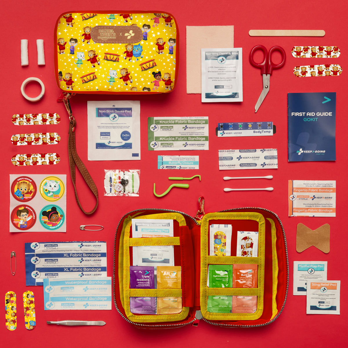 Daniel Tiger First Aid GoKit (130 pcs) - Playdate