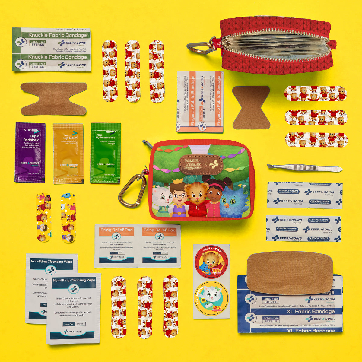 Daniel Tiger First Aid MiniKit (60 pcs) - Hugs