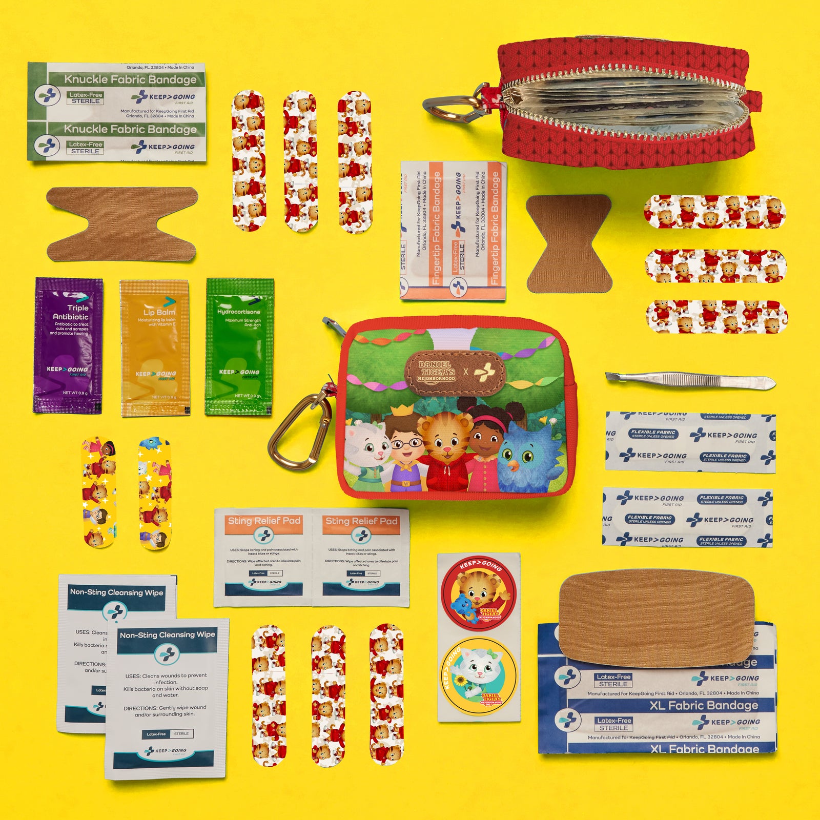 Daniel Tiger First Aid MiniKit (60 pcs) - Hugs