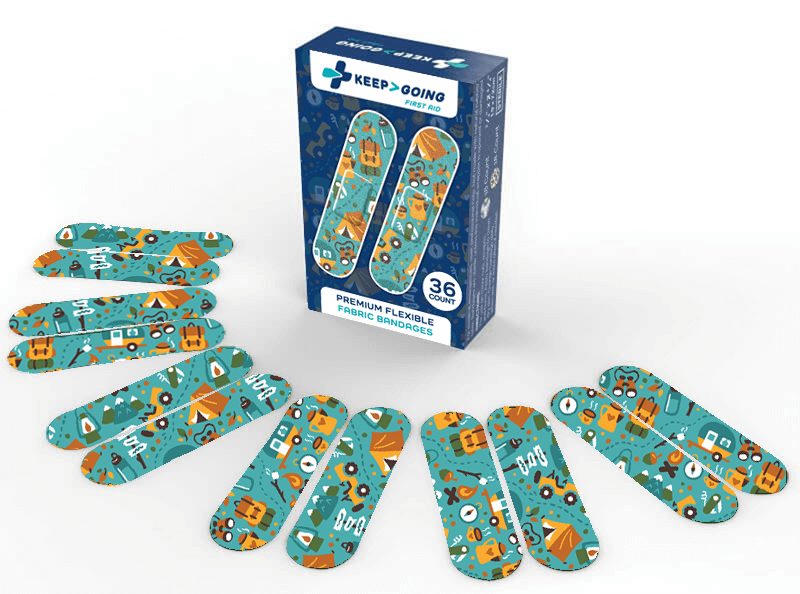 Flex-Fabric Bandages (36 Count)