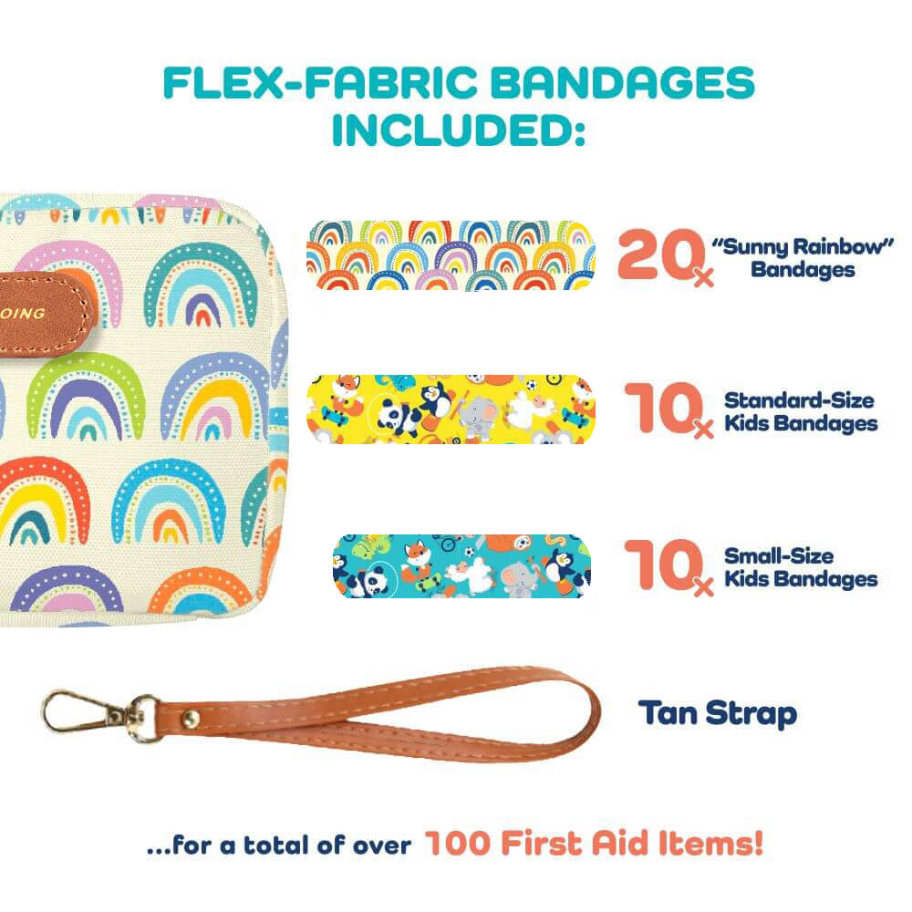 First Aid Sunny Rainbow GoKit (130 pcs) - KEEP>GOING First Aid