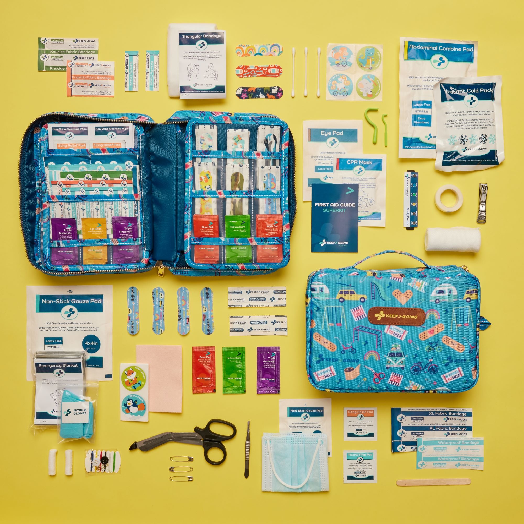 Gokit R First Aid Camping GoKit (130 pcs) - KEEP>GOING First Aid