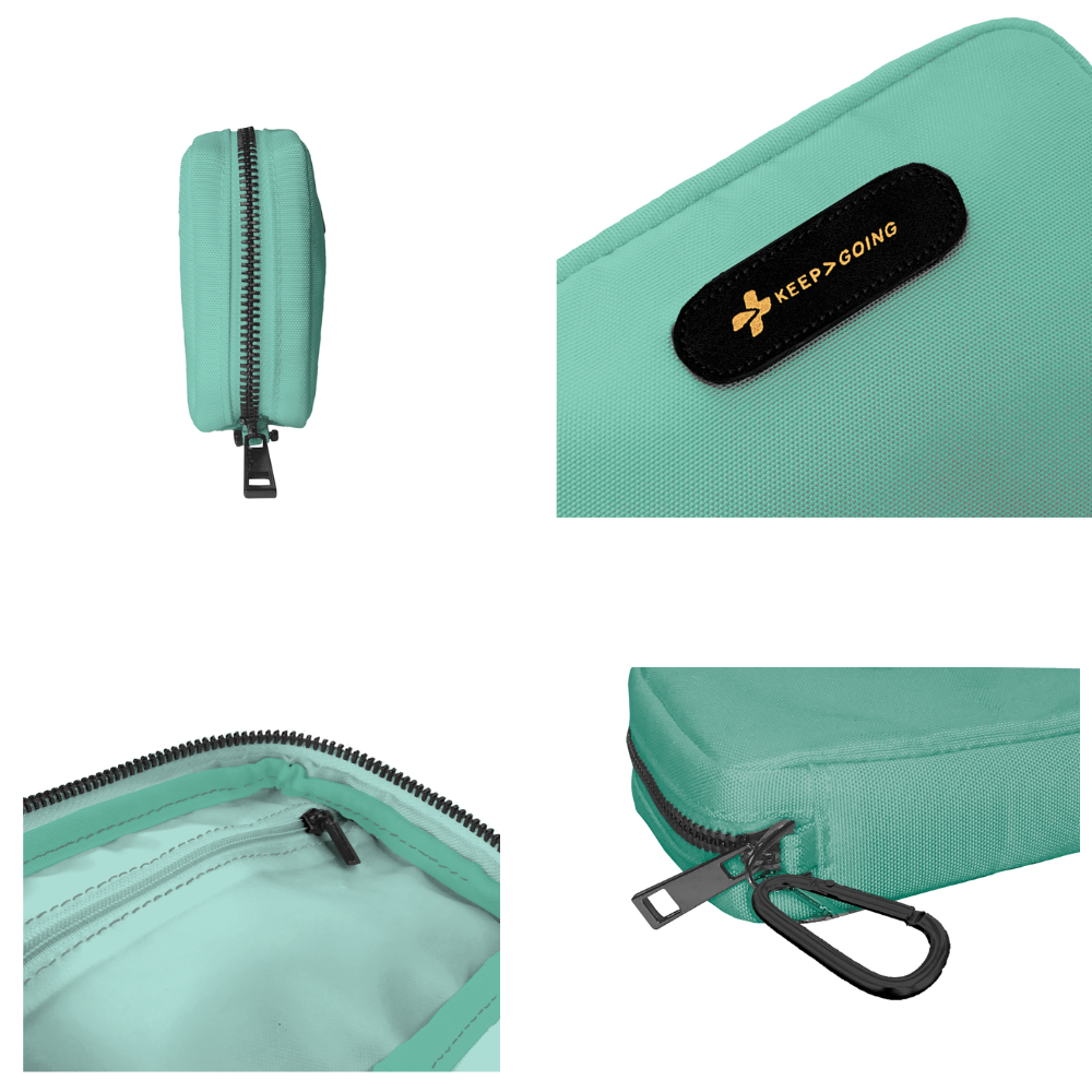 First Aid Seafoam Green GoKit (130 pcs) - KEEP>GOING First Aid