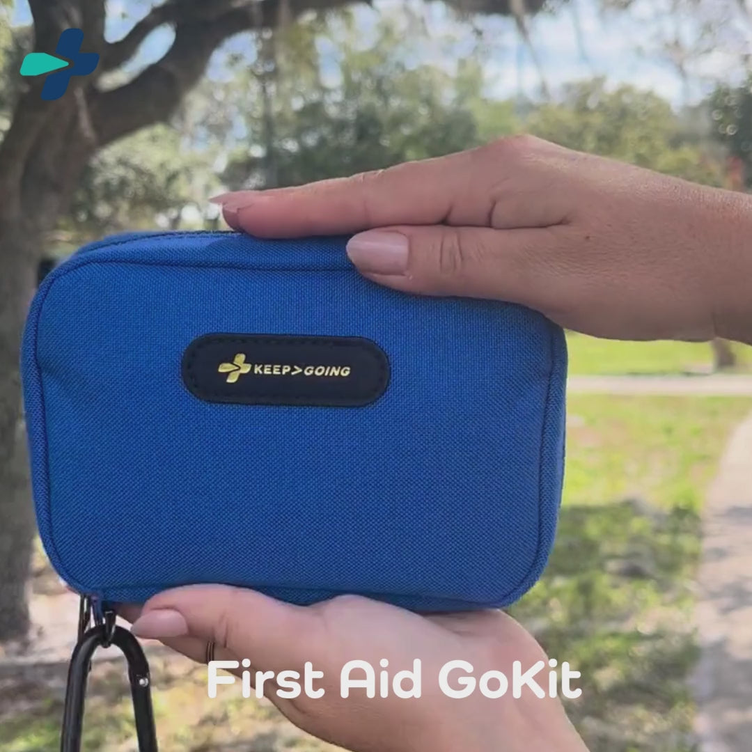First Aid Royal Blue GoKit (130 pcs) - KEEP>GOING First Aid