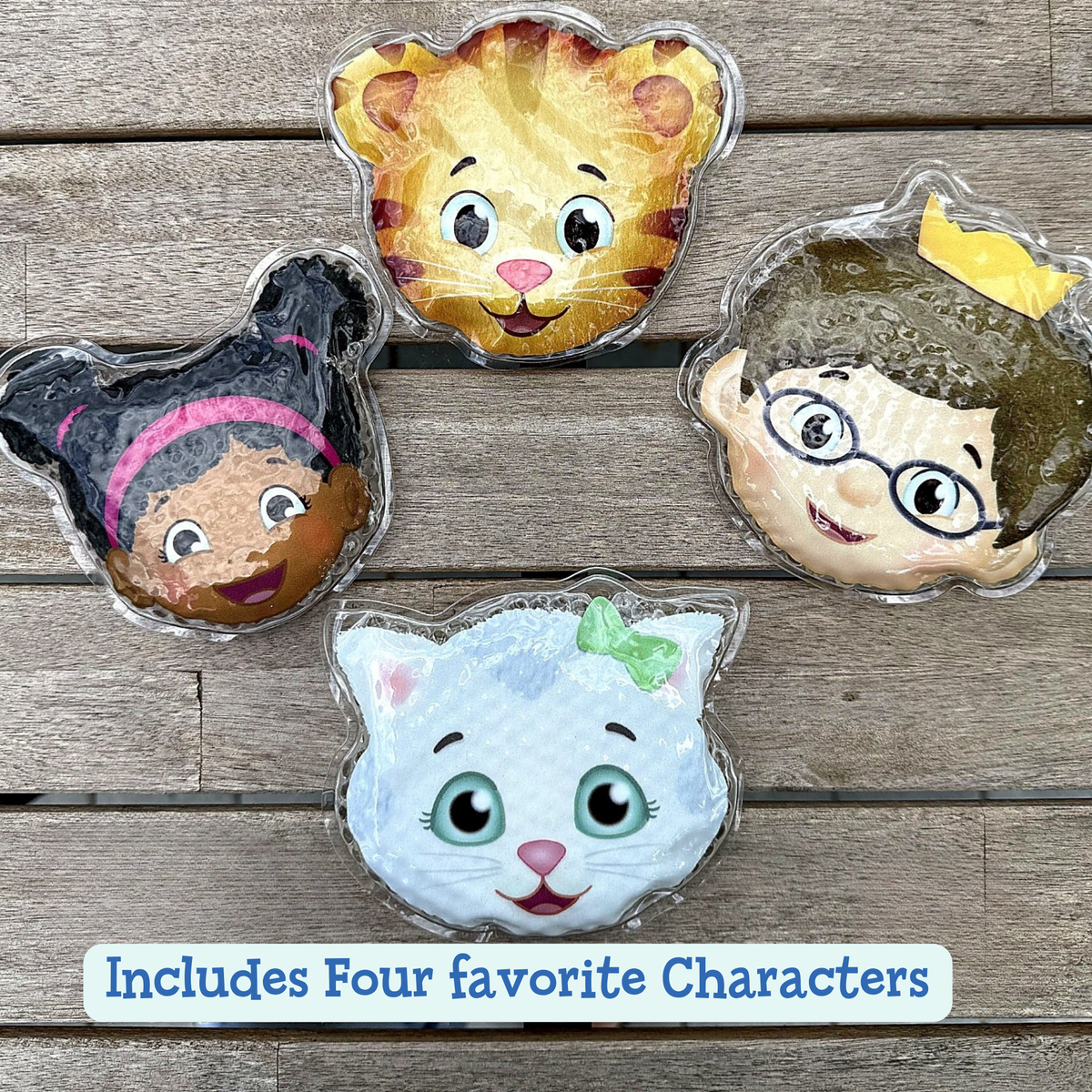 Daniel Tiger Comfort Ice Packs (4 Pack) - Friendly Faces
