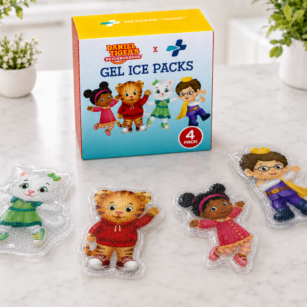 Daniel Tiger Comfort Ice Packs (4 Pack) - Friends
