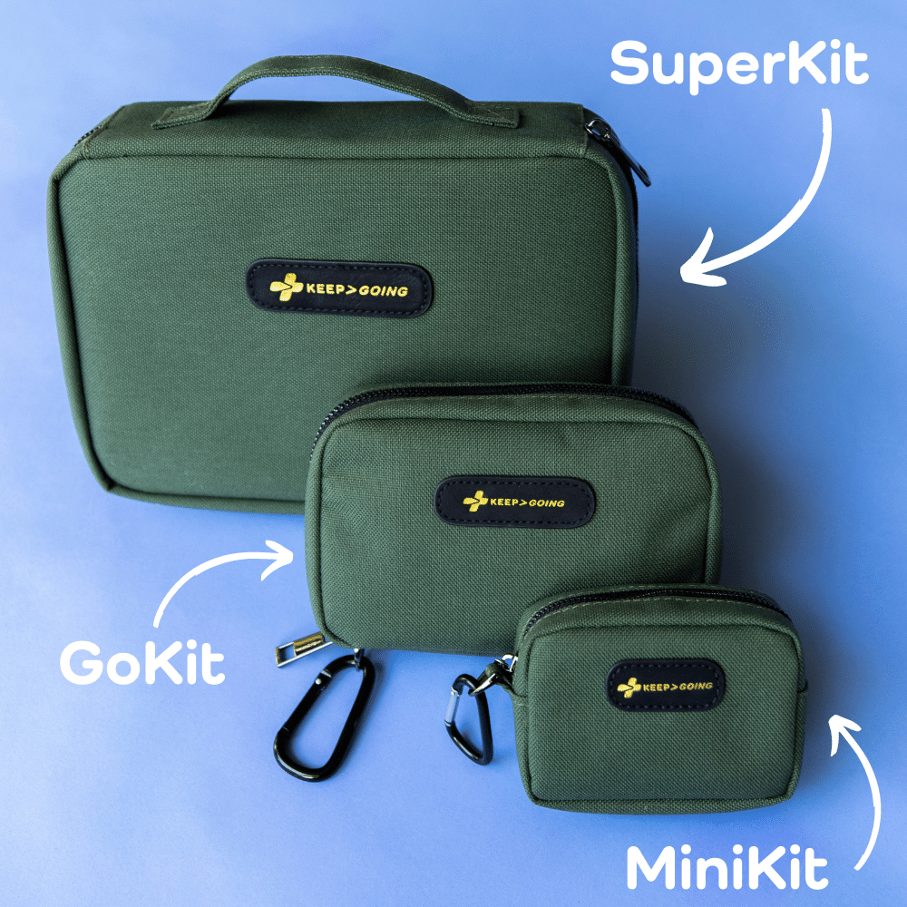 Hunter Green Bundle (SuperKit + GoKit + MiniKit) - KEEP>GOING First Aid
