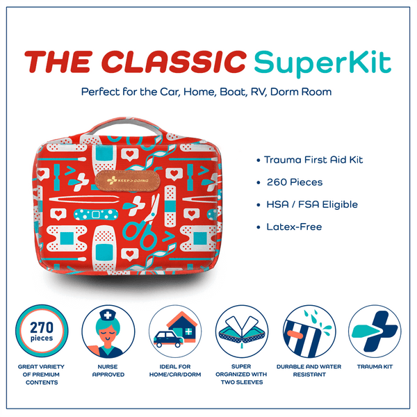First Aid "The Classic" SuperKit (270 pcs) KEEP>GOING First Aid